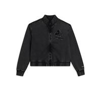 Felpa bomber cropped da donna con zip e dettagli Disney