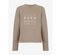 Felpa Born Living Yoga Saona marrone chiaro beige bianco donna - L
