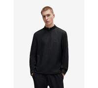 Felpa BOSS Green Faster Half Zip nero puro - S