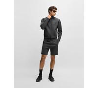 Felpa BOSS Green Skaz Tape Full Zip grigio scuro - XL