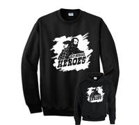 Felpa Bud Terence Hill Old school heroes nera regalo girocollo cappuccio