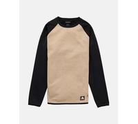 Felpa Burton Crown Weatherproof Pullover Crewneck beige nero - M