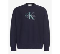 Calvin Klein Felpe da uomo Ls eu 350terry monol (confezione da 1), Zaffiro scuro, M