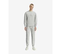 Felpa Calvin Klein Jeans Chenille Monologo Crew grigio - M