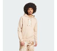 adidas Originals - Lab - Felpa beige con cappuccio e dettaglio mimetico-Neutro 2XL
