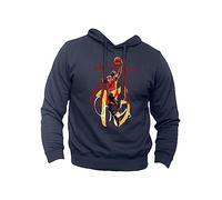 Felpa Campioni di Basket James 13 Playmaker Pallacanestro - Felpa con Cappuccio Senza Tasca Centrale (L, Blu)