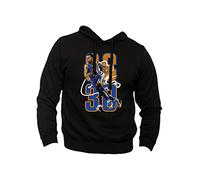 Felpa Campioni di Basket Stephen 30 Playmaker Pallacanestro - Felpa con Cappuccio Senza Tasca Centrale (XL, Nero)