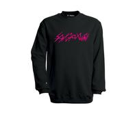 Felpa cantante SANGIOVANNI nera unisex uomo donna lady farfalle san giovanni