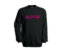 Felpa cantante SANGIOVANNI nera unisex uomo donna lady farfalle san giovanni