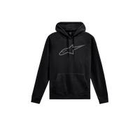 Alpinestars Ageless V3, felpa con cappuccio L male Nero/Grigio