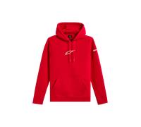 Felpa Cappuccio Alpinestars Frontal RossoL Rosso