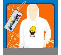 FELPA CAPPUCCIO CALIMERO 1 PERSONALIZZATA