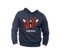 Felpa Cappuccio Chicago Basket NBA Toro Sneaker Campioni di Basket Jordan Lebron