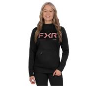 Felpa Cappuccio FXR Hydrogen Tech Po 26 Donna Nero/RosaS Nero,Rosa