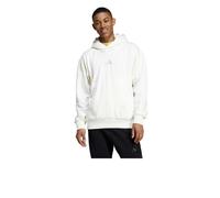 Felpa Cappuccio Hoodie UOMO Adidas ALL SZN Fleece Bianco con tasche