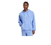 Felpa Cappuccio Hoodie UOMO Adidas Essentials Feelcozy Fleece Azzurro