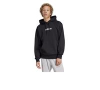 Felpa Cappuccio Hoodie UOMO Adidas Essentials Linear Fleece Nero con tasche