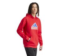 Adidas Felpa da Uomo con Cappuccio Future Icons Badge Of Sport Rossa Taglia XL Codice IS8338 Rosso