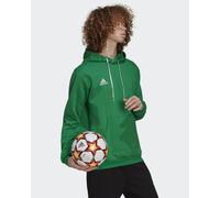 adidas Uomo Entrada 22 Sweat Hoodie, Team Green / White, S