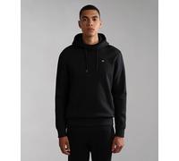 Felpa Cappuccio Hoodie UOMO Napapijri BALIS Nero Cotone Felpato
