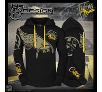 Felpa cappuccio Hotspot Design mod.fishing mania CATFISH pesca "size M"