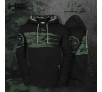 Felpa cappuccio Hotspot Design mod.fishing mania PIKE CAMO pesca "SIZE XL"