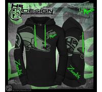 Felpa cappuccio Hotspot Design mod.fishing mania ZANDER "size M"