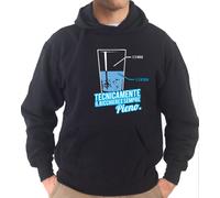 Felpa cappuccio KJ2414 Mezzo Bicchiere? Tecnicamente il Bicchiere è sempre Pieno