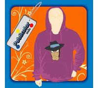 FELPA CAPPUCCIO LUPIN ZENIGATA PERSONALIZZATA