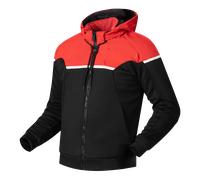 Richa Stradale Cappuccio da motocicletta, nero-rosso, taglia 5XL per maschi