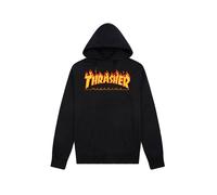 FELPA CAPPUCCIO THRASHER FLAME YOUTH HOOD BLACK