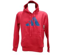 Felpa Cappuccio Uomo Adidas Perfo Script Graphic ADICLHDPS BX Rosso
