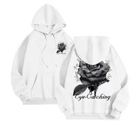 Felpa Cappuccio Uomo Cerniera Oversized Hoodie Pullover Solid Color Grafica Resistente Atletica 3D Stampa Giacca Invernale più con Fodera Calda