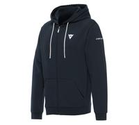 DAINESE - Speed Demon Full-Zip Hoodie, Felpa in Cotone con Cappuccio e Zip, Uomo, Carbonio, XXL