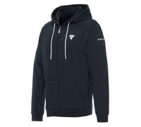 DAINESE - Speed Demon Full-Zip Hoodie, Felpa in Cotone con Cappuccio e Zip, Uomo, Carbonio, XXL