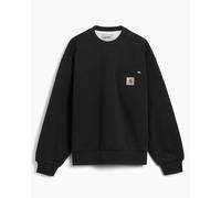 Carhartt WIP Detroit Sweat men Sweatshirts black in taglia:S