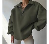 Felpa casual ampia con spalle scoperte, tinta unita, per autunno e inverno, con maniche lunghe, adatta per donne, laurea, insegnanti, ritorno a scuola L,M,S,XL,XSTessuto in maglia