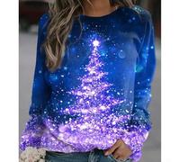 Felpa casual con cappuccio con scollo rotondo e maniche lunghe in tessuto stampato, adatta per l'uso stagionale tra cui autunno ed estate (M D)