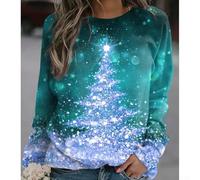 Felpa casual con cappuccio per tutti i giorni con scollo rotondo e maniche lunghe in tessuto stampato, adatta per l'uso stagionale tra cui autunno ed estate (XXXXL C)