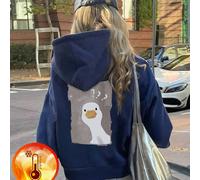Felpa casual con grafica adatta per ragazze pre-adolescenti, design termico imbottito spesso per studenti in autunno/inverno - Il simpatico motivo a puntini interrogativi aggiunge divertimento e color