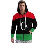 Felpa Casual con Zip Italia Bandiera Nazionale Felpa Top Unisex per Uomo E Donna E Felpe Stile Classico del Regno Unito Felpe da Lavoro