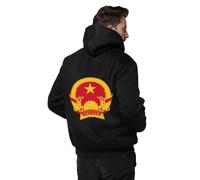 Felpa Casual Con Zip Socialismo Vietnamita Emblema Nazionale Giacca In Pile Felpa Top Unisex Per Uomo E Donna E Felpe Stile Classico Del Regno Unito Felpe Da Lavoro