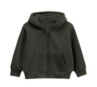 Felpa Casual per Bambini Autunno e Inverno Sweatshirt Crewneck Pullover Maglione Cotone con Cappuccio Cerniera Abbigliamento Sportivo Ragazze di Natale Maschio Femmina