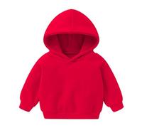Felpa Casual per Bambini Pullover Inverno T-Shirt Maglione Natalizio Divertente con Cappuccio in Cotone Abbigliamento Sportivo Ragazza Senza Natale 2-6 Anni