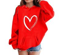 Felpa Casual per Bambini Ragazzi Ragazza Natale Pullover Tops Bambino con Zip e Cappuccio in Cotone Abbigliamento Sportivo Ragazze Maglione Top 2-6 Anni
