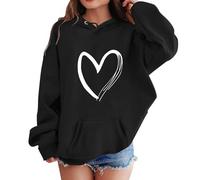 Felpa Casual per Bambini Ragazzi Ragazza Natale Pullover Tops Bambino con Zip e Cappuccio in Cotone Abbigliamento Sportivo Ragazze Maglione Top 2-6 Anni