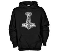 Felpa Celtic KA98 Martello di Thor Mjöllnir Mitologia nordica
