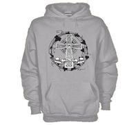 Felpa Celtic KJ1142 Croce Celtica Motto Gaelico