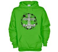 Felpa Celtic KJ1143 Croce Celtica Motto Gaelico