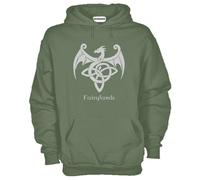 Felpa Celtic KJ698 Fairyland festival Drago Nodo Celtico